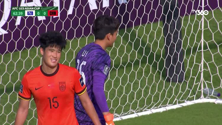 Highlight U.23 Trung Quốc - U.23 Uzbekistan: Phòng ngự kiên cường, bản lĩnh trên chấm luân lưu