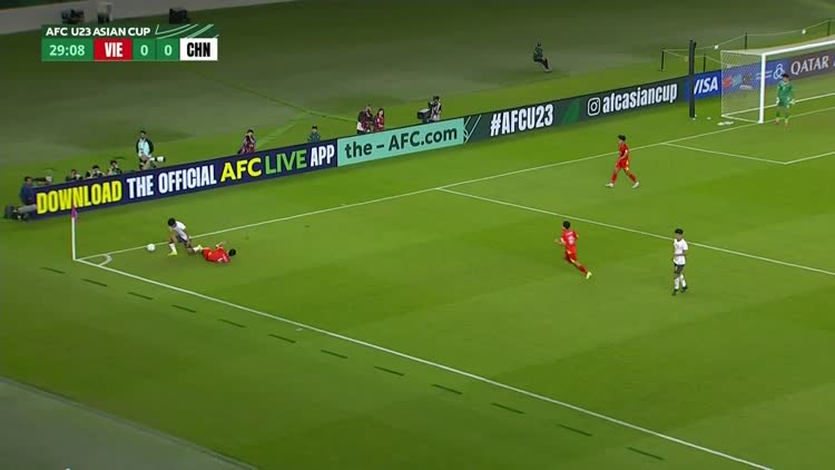 Highlight U.23 Việt Nam 0-3 U.23 Trung Quốc: Khi hàng thủ vụn vỡ