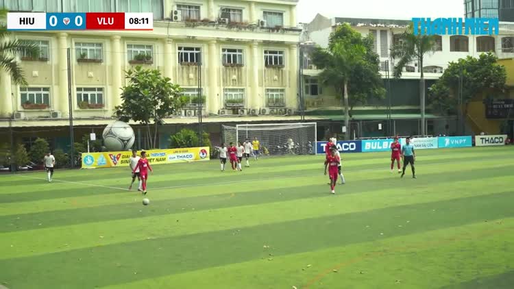 Trường ĐH Quốc tế Hồng Bàng (HIU) 0-4 Trường ĐH Văn Lang (VLU): Chạm tay vé play-off