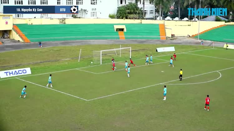 Highlight ĐH Duy Tân (DTU) 5-2 Trường CĐ Phương Đông Đà Nẵng (CDPD): ‘Bữa tiệc’ bàn thắng ngày chia tay