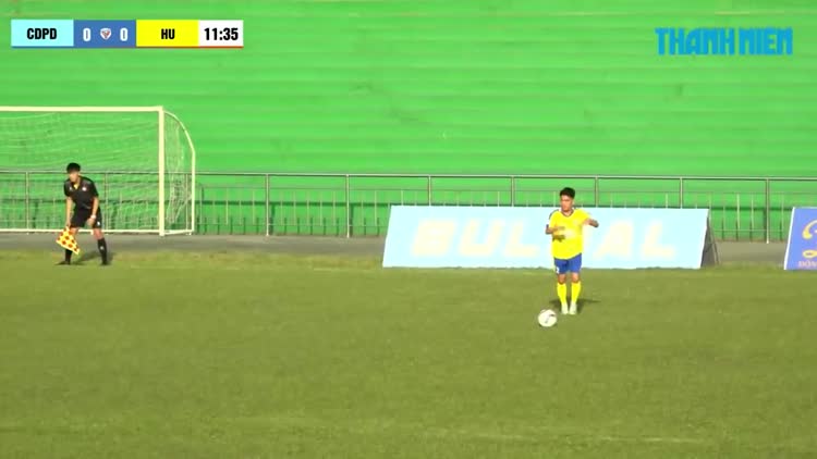 Highlight Trường CĐ Phương Đông Đà Nẵng (CDPD) 0-1 Đại học Huế (HUE): Bản lĩnh cựu vương