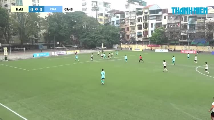 Highlight ĐH Công nghiệp Hà Nội (HAUI) 0-2 ĐH Phenikaa (PKA): Cú đúp chớp nhoáng