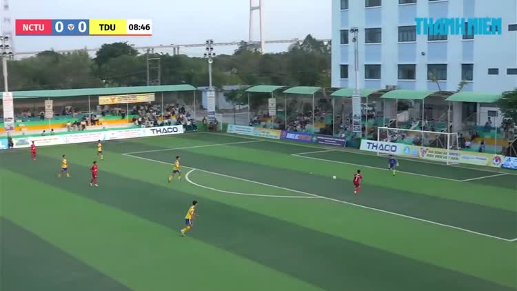 Highlight Trường ĐH Nam Cần Thơ (DNC) 1-1 Trường ĐH Tây Đô (TDU): Chia điểm kịch tính
