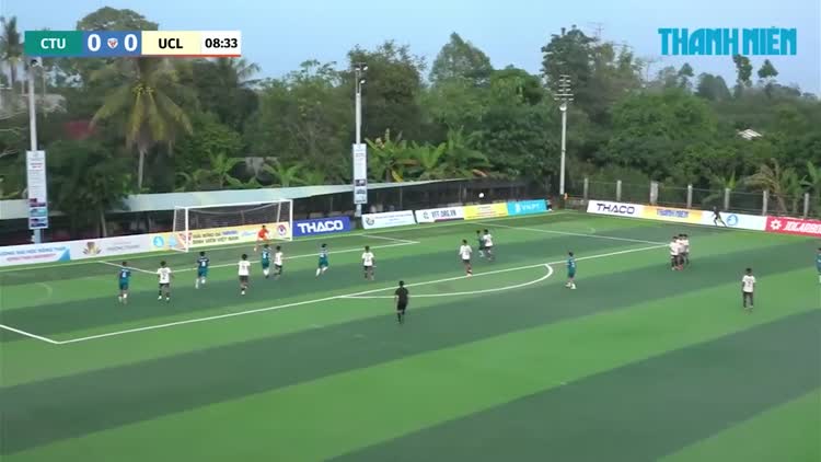 Highlight ĐH Cần Thơ (CTU) 0-1 Trường ĐH Cửu Long (UCL): Những cơ hội bị bỏ lỡ