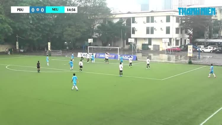 Highlight Trường ĐH Phương Đông (PDU) 3-3 ĐH Kinh tế quốc dân (NEU): Ăn miếng trả miếng