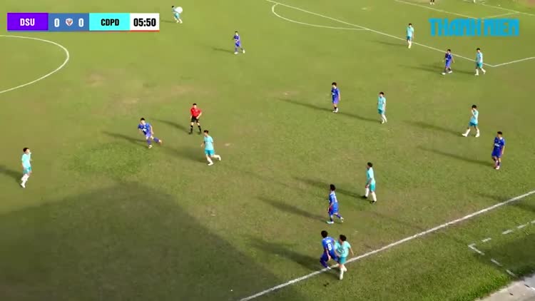 Highlight Trường ĐH TDTT Đà Nẵng (DSU) 2-0 Trường CĐ Phương Đông Đà Nẵng (CDPD): Vững ngôi đầu bảng