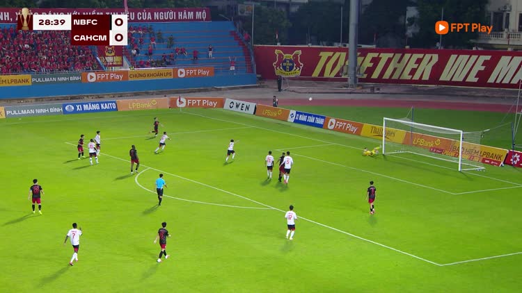 Highlight CLB Ninh Bình 0-1 CLB Công an TP.HCM: Bàn thắng vàng phút bù giờ