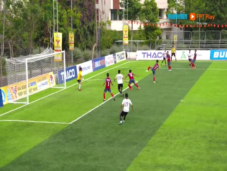 Highlight Trường ĐH Quy Nhơn 1-7 Trường ĐH VH-TT-DL Thanh Hóa: Mưa bàn thắng, ĐKVĐ thẳng tiến tứ kết