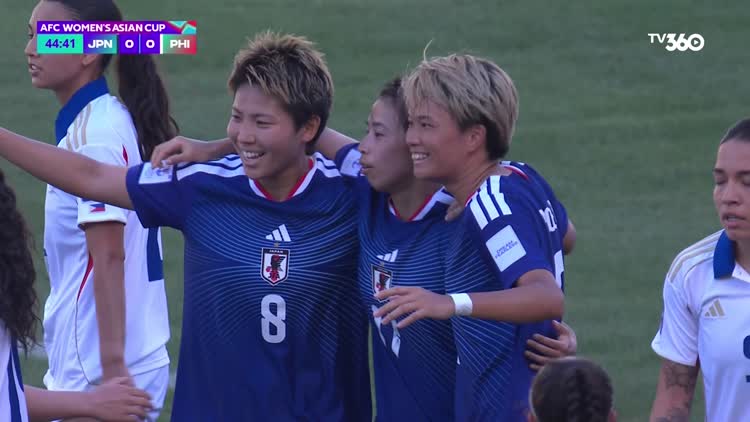 Highlight tứ kết đội tuyển nữ Nhật Bản 7-0 Philippines: Sức mạnh hủy diệt