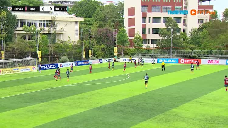 Highlight Trường ĐH Quy Nhơn 0-4 Trường ĐH Công nghệ TP.HCM: Thắng đậm, vé tứ kết xứng đáng