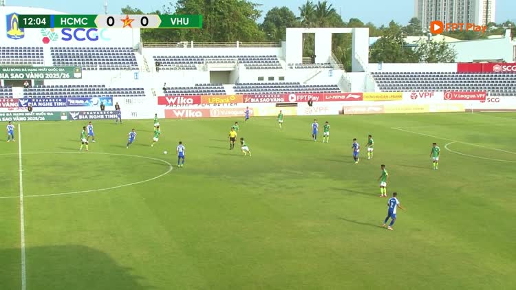 Higlight CLB TP.HCM 0-0 ĐH Văn Hiến: Trận hòa nhạt nhòa