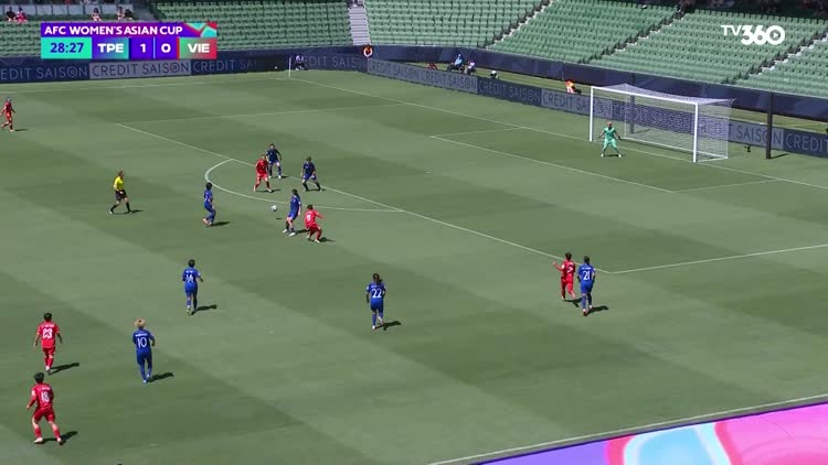 Highlight đội tuyển nữ Việt Nam 0-1 Đài Loan: Thất bại đáng tiếc