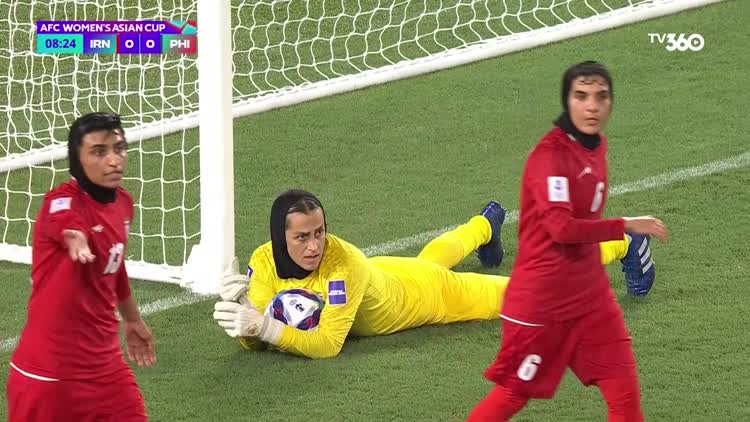 Highlight đội tuyển nữ Iran 0-3 Philippines: Đại diện Đông Nam Á mở toang cửa vào tứ kết