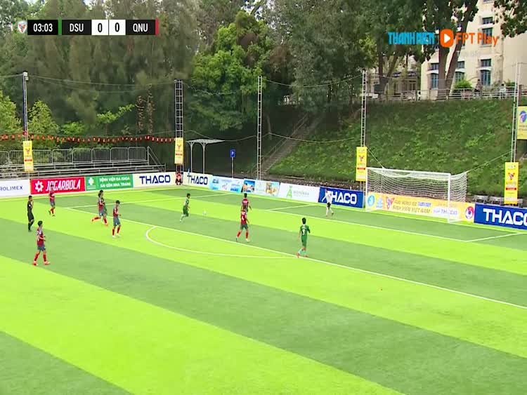 Highlight Trường ĐH TDTT Đà Nẵng 1-0 Trường ĐH Quy Nhơn: Cú đá phạt đẳng cấp