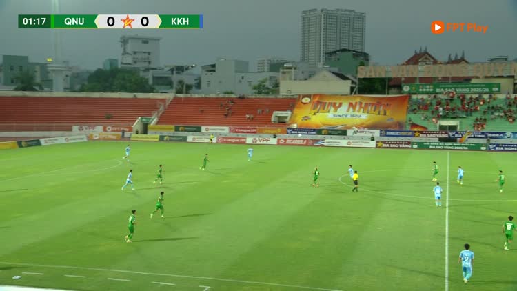 Highlight CLB Quy Nhơn 1-0 Khánh Hòa: Chiến thắng tối thiểu củng cố vị trí