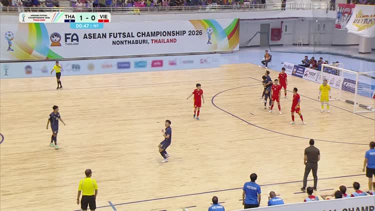 Highlight đội tuyển futsal Việt Nam 2-4 Thái Lan: Thua đáng tiếc