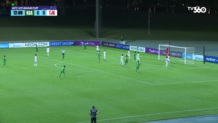 Highlight U.17 Ả Rập Xê Út 5-5 U.17 Tajikistan: Quá hấp dẫn