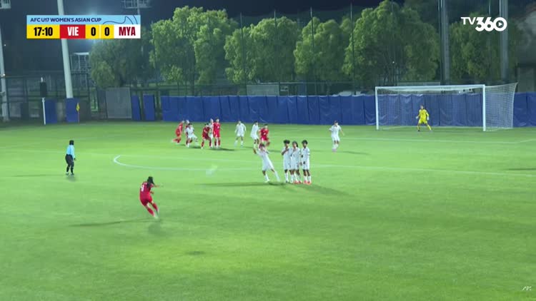 Highlight U.17 nữ Việt Nam 2-1 Myanmar: 2 siêu phẩm đá phạt