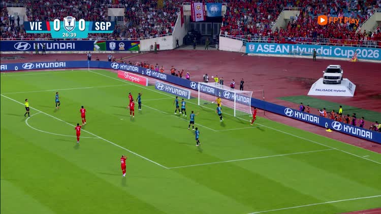 Highlight đội tuyển Việt Nam 0-0 Singapore: Phung phí cơ hội | ASEAN Cup 2026