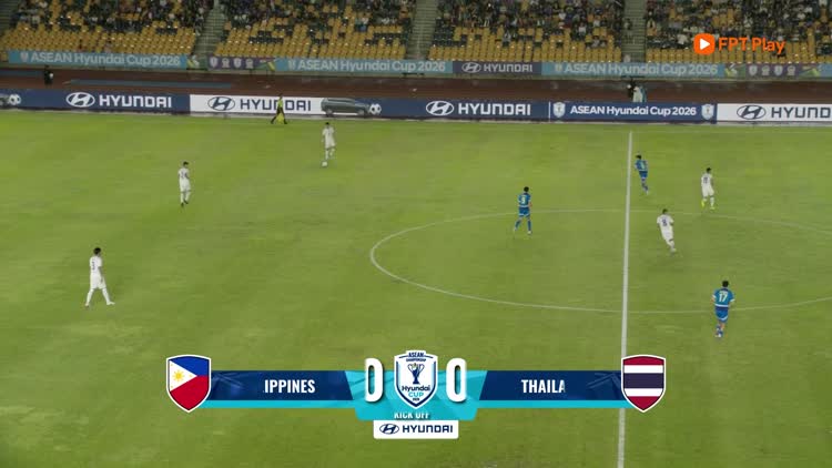 Highlight đội tuyển Philippines 0-1 Thái Lan: Đặt một chân vào bán kết