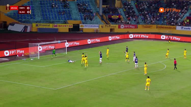 Highlight CLB Hà Nội 0-4 CLB SLNA: Chủ nhà thua tan nát