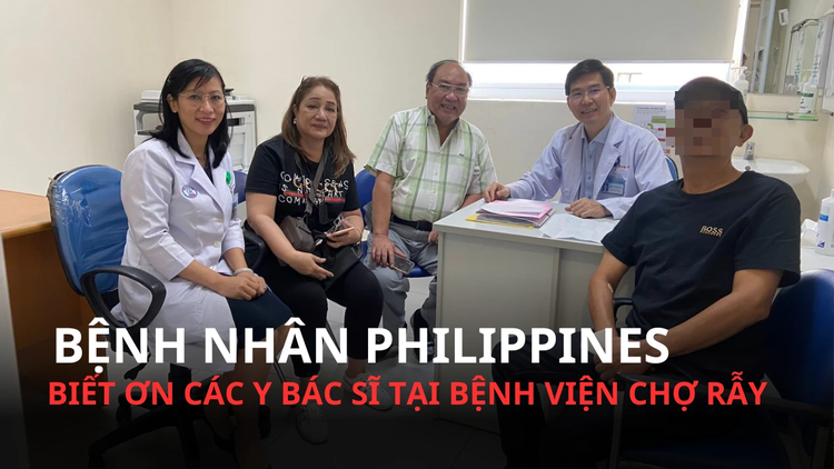 Bệnh nhân Philippines ấn tượng với hiệu quả điều trị ung thư dạ dày ở Việt Nam