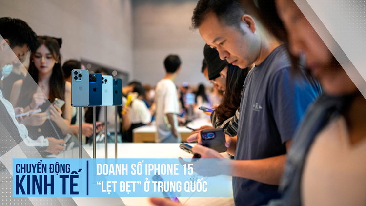 Doanh số iPhone 15 ‘lẹt đẹt’ ở Trung Quốc