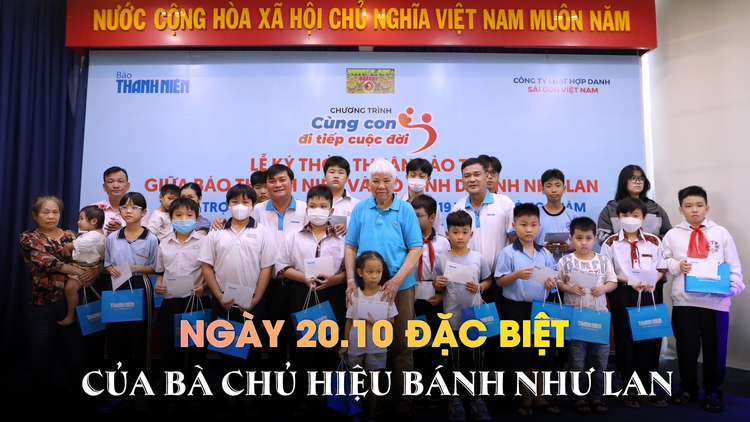 Chủ hiệu bánh Như Lan chi hơn 1 tỉ đồng bảo trợ 20 trẻ mồ côi