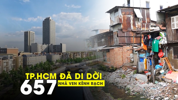 TP.HCM sẽ di dời hơn 4.000 căn nhà ven kênh rạch trước tháng 5.2025