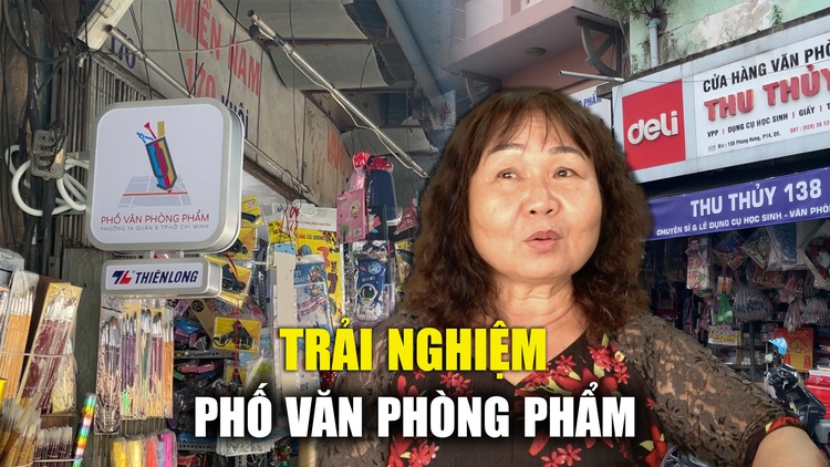 Trải nghiệm phố văn phòng phẩm Phùng Hưng vừa ra mắt