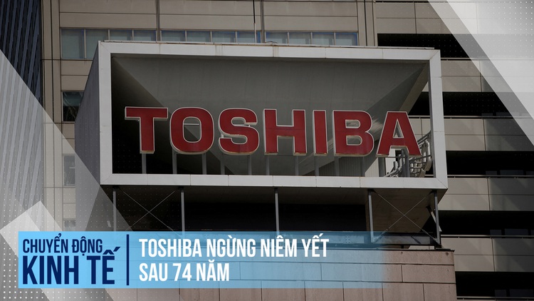 Toshiba ngừng niêm yết sau 74 năm
