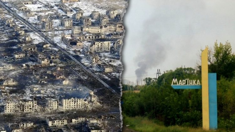 Nga tuyên bố kiểm soát thị trấn phòng ngự kiên cố Marinka của Ukraine