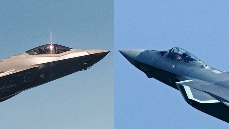 Tiêm kích tàng hình Trung Quốc có thể lấn át chiến đấu cơ F-22 Mỹ về số lượng
