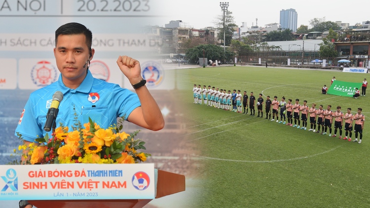 Hơn 1.000 khán giả dự lễ khai mạc giải bóng đá Thanh Niên Sinh viên Việt Nam