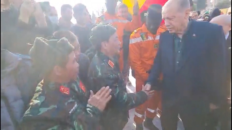 Tổng thống Thổ Nhĩ Kỳ cảm ơn đoàn cứu nạn cứu hộ Việt Nam