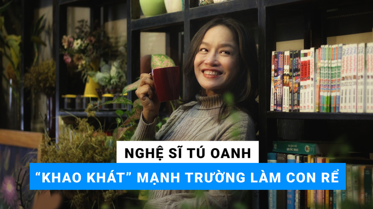 Diễn viên Tú Oanh: Mạnh Trường bảo tôi “Mẹ lại làm mẹ con à?”