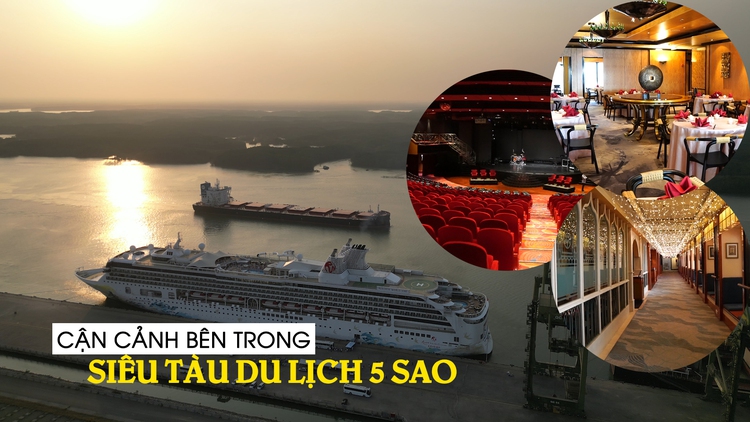 Choáng ngợp không gian “sang chảnh” bên trong siêu tàu du lịch vừa tới Việt Nam