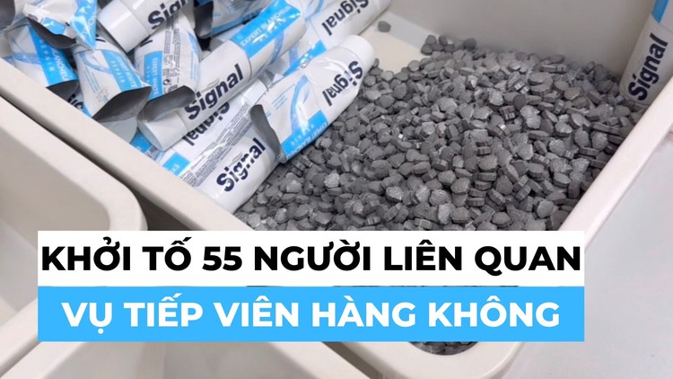 Khởi tố 55 người liên quan vụ tiếp viên hàng không xách ma tuý