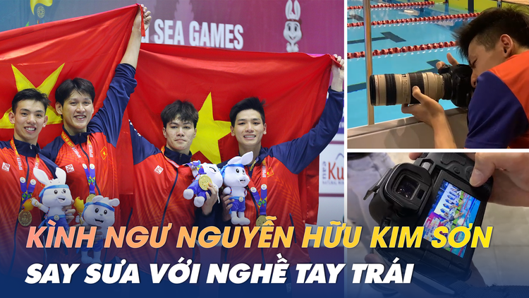 Bất ngờ với nghề tay trái của kình ngư Nguyễn Hữu Kim Sơn tại SEA Games 32