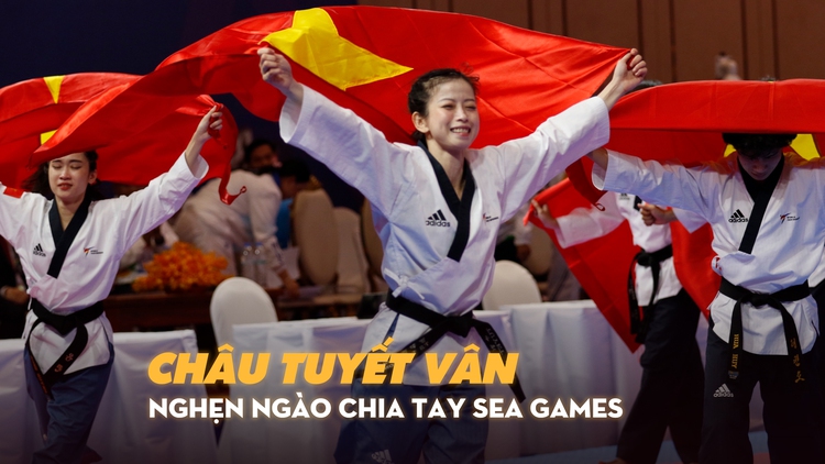 Giành HCV kịch tính, hoa khôi taekwondo Châu Tuyết Vân nghẹn ngào chia tay SEA Games