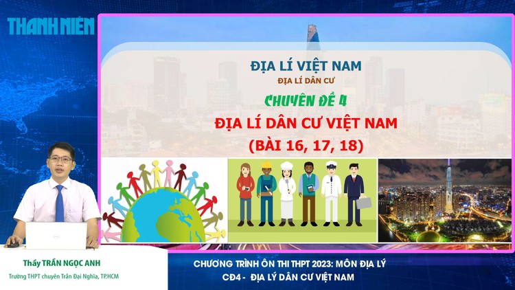 ÔN THI THPT 2023 | Môn Địa lý | Địa lý dân cư Việt Nam