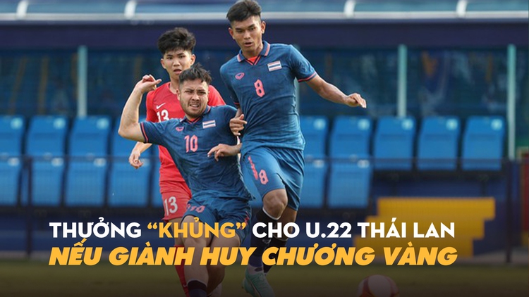 U.22 Thái Lan được thưởng lớn nếu đòi lại HCV SEA Games từ Việt Nam