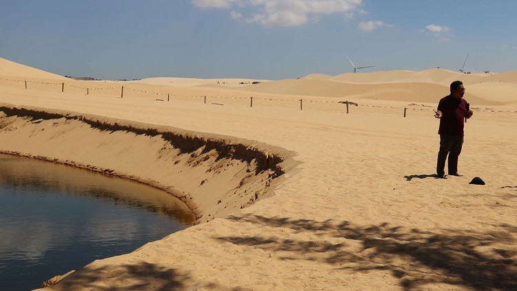 Yêu cầu khảo sát tìm giải pháp xử lý khẩn cấp vụ sạt lở đồi cát Trinh Nữ