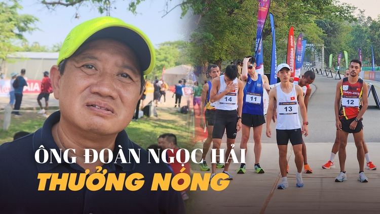 Ông Đoàn Ngọc Hải thưởng 'nóng' 2 VĐV Việt Nam giành huy chương marathon SEA Games 32