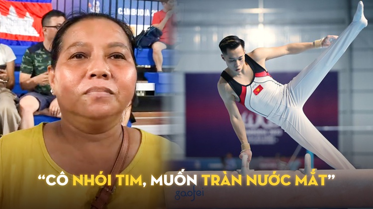 Mẹ của VĐV thể dục dụng cụ tập tễnh rời sàn đấu vì chấn thương: ‘Tim nhói lắm’