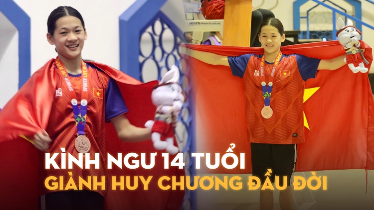 Kình ngư 14 tuổi có huy chương SEA Games đầu tiên: Thành tích ngoài mong đợi!