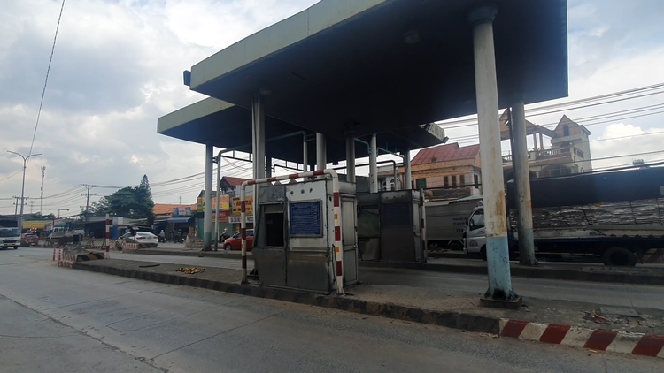Trạm thu phí trên Quốc lộ 1K ở Biên Hòa đã được tháo dỡ