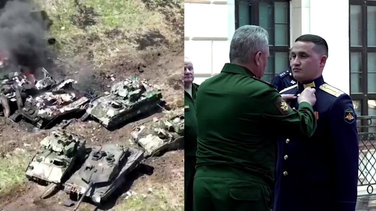Diệt xe tăng, thiết giáp phương Tây, binh sĩ Nga được nhận huân chương