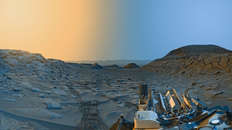 Cảnh sao Hỏa hiện rõ trong ảnh màu vừa được NASA công bố