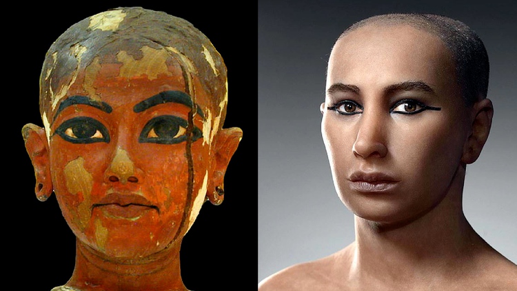 Dựng lại gương mặt của vua Tutankhamun bằng cách nào?